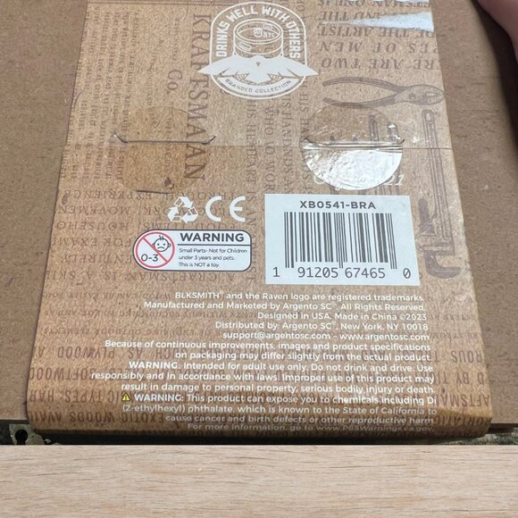 NWT The Kraftsman Co. Wooden Beer Caddy w/ Bottle Opener, Koozie, Key Chain - Picture 5 of 5